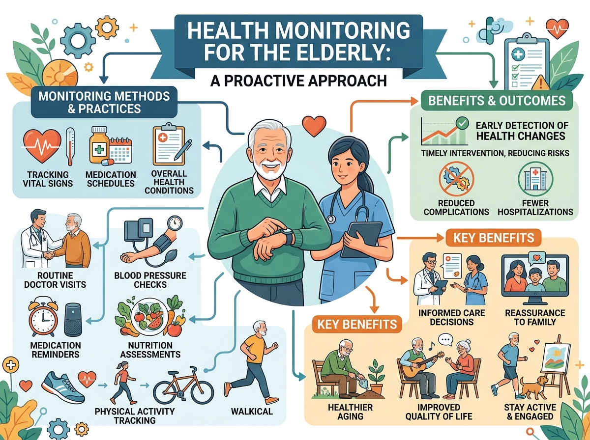 The Benefits of Regular Health Monitoring for Elderly Individuals